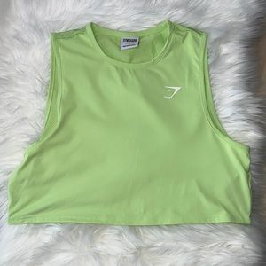 Women’s Gymshark cropped workout top size small